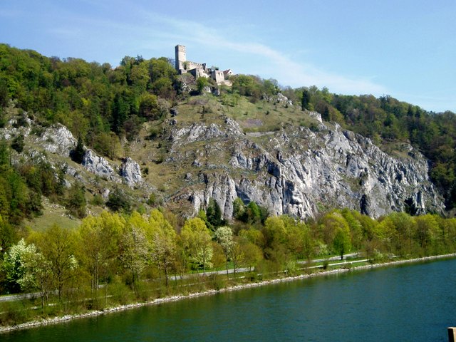 Burgruine Randeck am Altm&uuml;hl-Radweg
