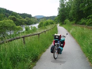 Gr&uuml;nes Dach Radweg