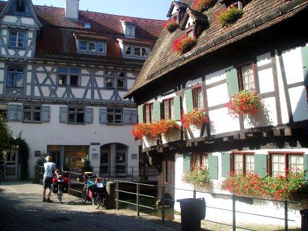 Start im Ulmer Fischerviertel 