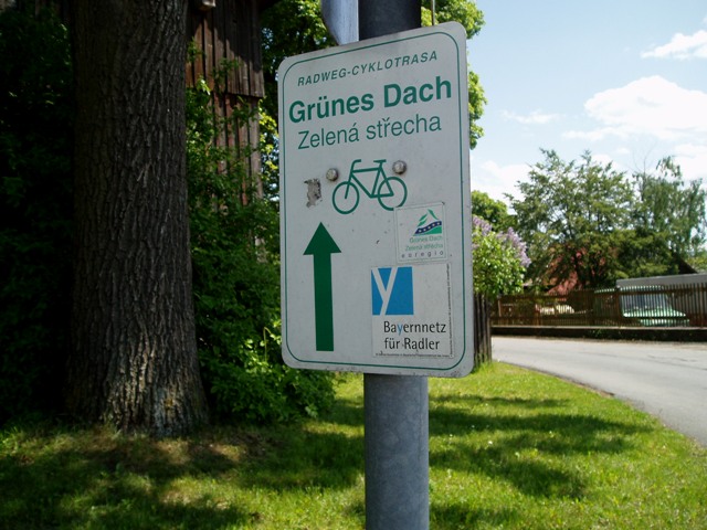 Wegweiser unterwegs