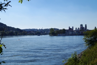 Inn-Donau M&uuml;ndung in Passau