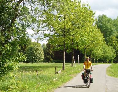 Gr&uuml;nes Dach Radweg