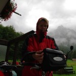 IMGP8633 Start zur Regenetappe in Mittenwald