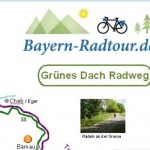 Übersichtskarte Grünes Dach-Radweg