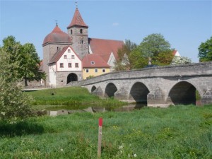 Alte Steinbrücke in Ornbau