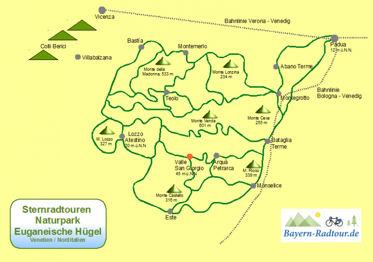 Sternradtouren günstig mit Bayern Radtour